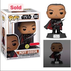SOLD - Funko POP! Star Wars The Mandalorian Moff Gideon [Glows in The Dark]